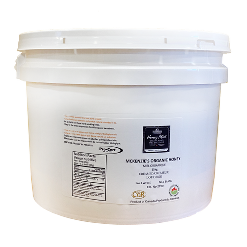 15 Kg Organic Creamed Honey