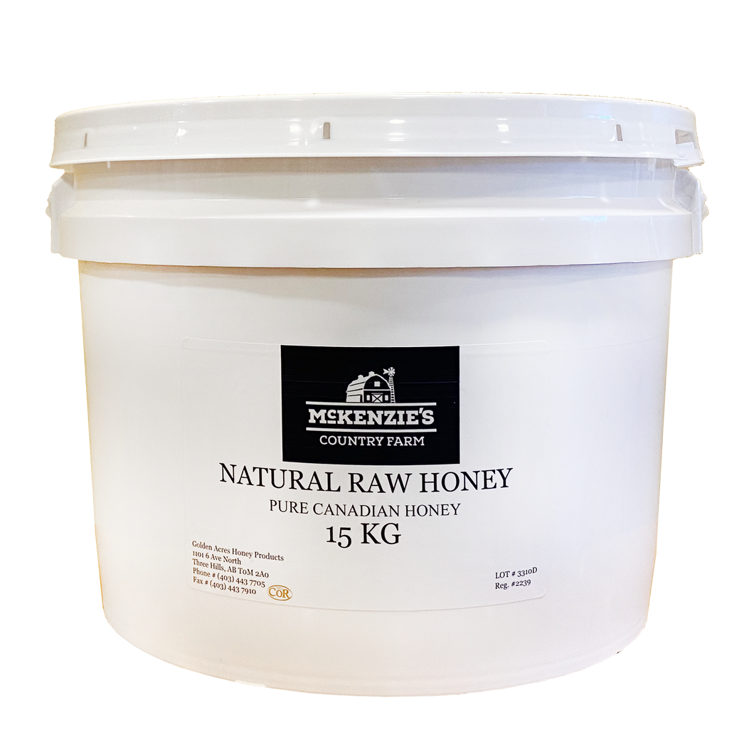 Natural Raw Honey Bulk McKenzie's Canada