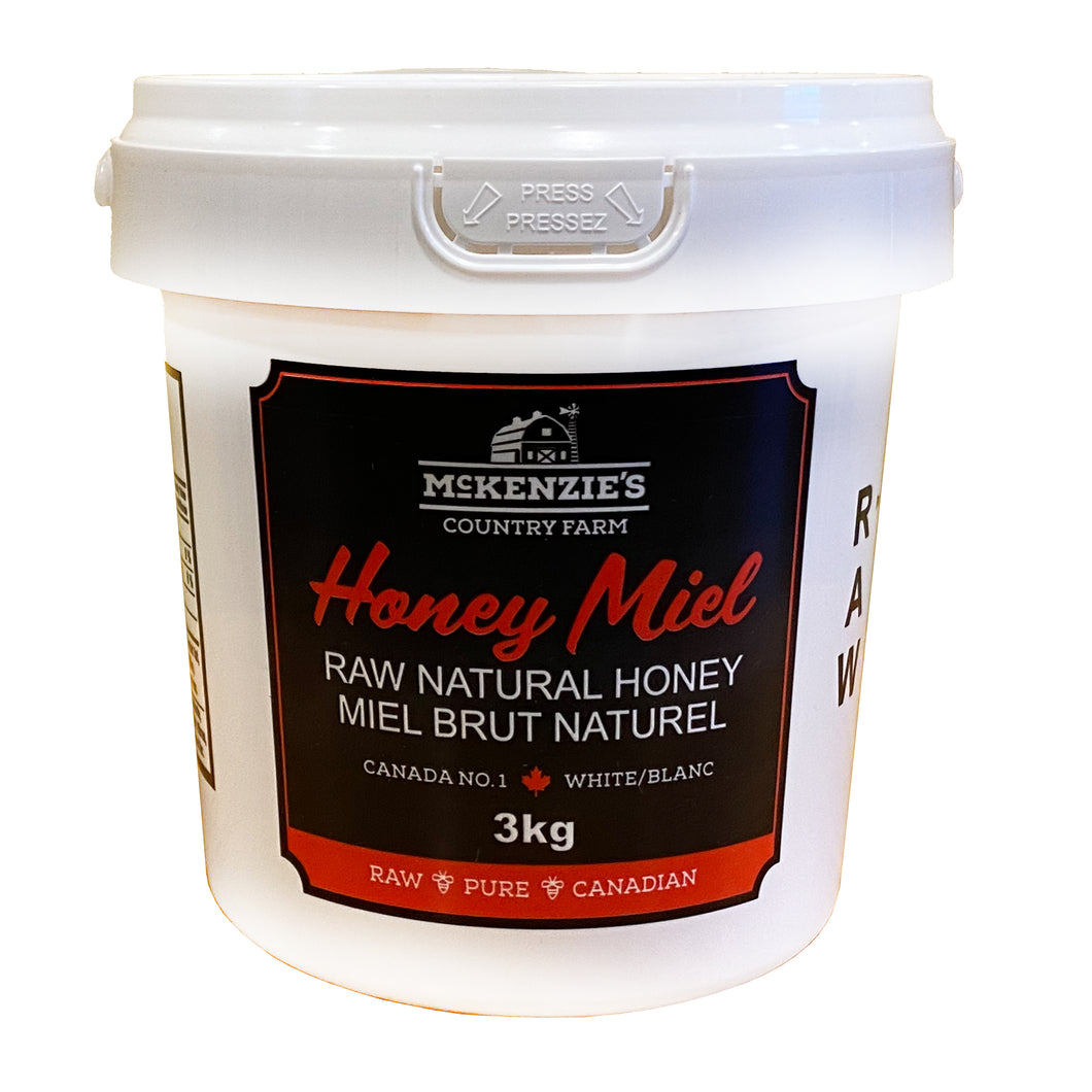 Pure Raw Honey Golden Acres Canada
