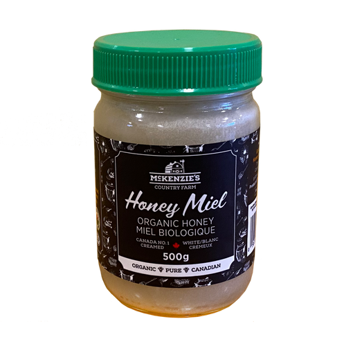 12 x 500g Organic Creamed Honey